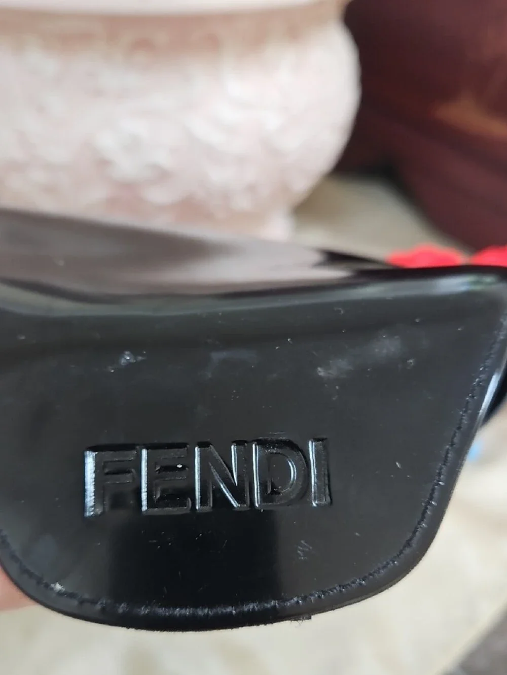 Fendi Dark Blue Glasses With Black Sunglasses Case